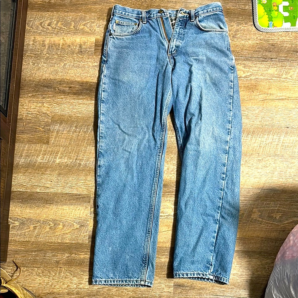 Carhartt men’s flannel lined jeans